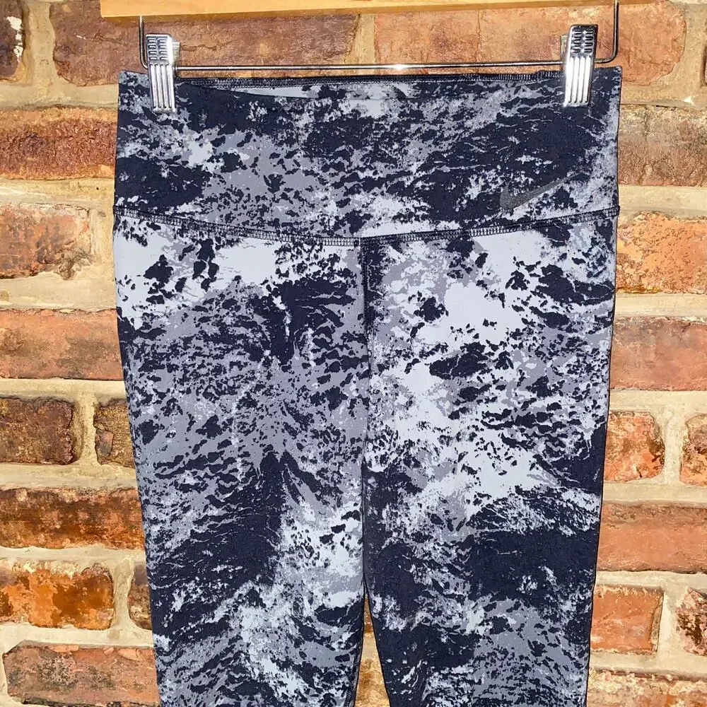 Nike Black Gray Dri-Fit Compression Leggings Women's Size Small